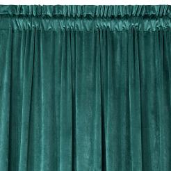 Zasłona gotowa na taśmie ROSA 140x300 Design91 turkusowy