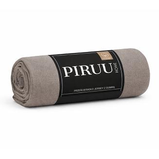 Prześcieradło jersey z gumką 120x200 popielate