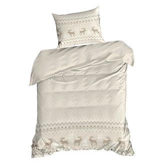 Komplet pościeli świąteczny POS 160x200 Eurofirany beżowy