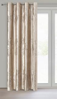 Zasłona gotowa na przelotkach IDALIA 140x250 Eurofirany beżowy