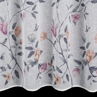 Zasłona gotowa na przelotkach ANTEA 140x250 Eurofirany biały