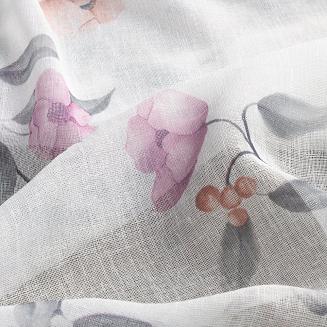 Zasłona gotowa na przelotkach ANTEA 140x250 Eurofirany biały