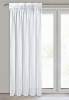 Firana gotowa na taśmie TINA Eurofirany biały