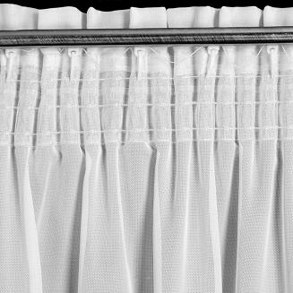 Firana gotowa na taśmie TINA Eurofirany biały