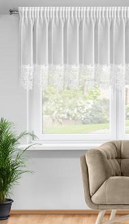 Firana gotowa na taśmie ARTEMIDA 200x70 Eurofirany biały