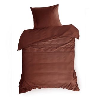 Pościel satynowa X1 140x200 Eva Minge Eurofirany marsala