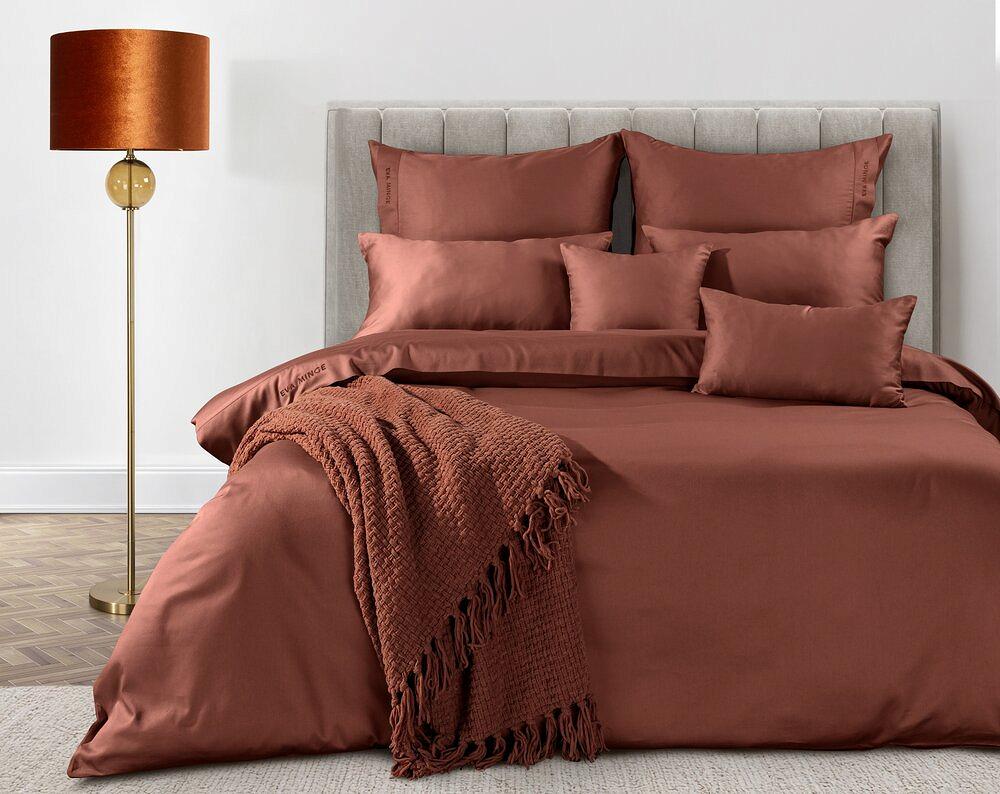 Pościel satynowa X1 140x200 Eva Minge Eurofirany marsala