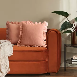 Poszewka dekoracyjna Terra Collection AVINION-8 45x45 Eurofirany jasnoróżowa
