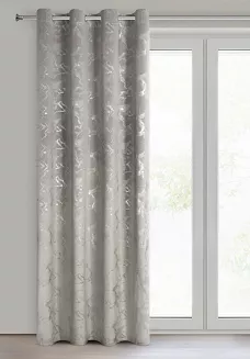 Zasłona gotowa na przelotkach RAJA 140x250 Eurofirany stalowy