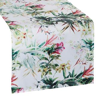 Obrus dekoracyjny GARDEN 40x140 Eurofirany biały