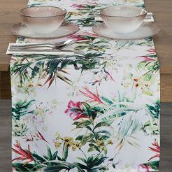 Obrus dekoracyjny GARDEN 40x140 Eurofirany biały