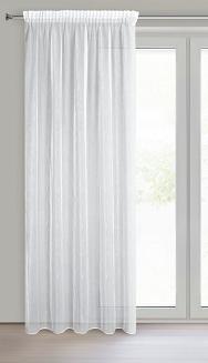 Firana gotowa na taśmie ALEXI 140x280 Eurofirany biały