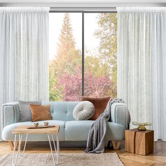 Firana gotowa na taśmie ALEXI 140x280 Eurofirany biały