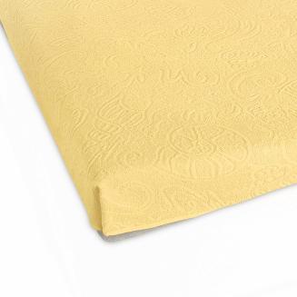 Prześcieradło frotte bez gumki Tulipan 175x220 ZWOLTEX bananowy GRUBE