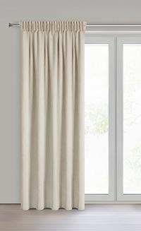 Zasłona gotowa na taśmie VANI 140x270 Eurofirany beżowy