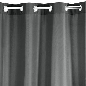 Zasłona gotowa na przelotkach RITA 140x250 Eurofirany grafitowy