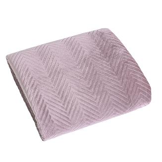 Narzuta dekoracyjna SOFIA 70x160 pudrowy róż
