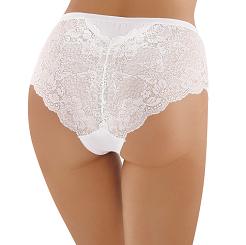 Figi damskie z koronką Babell kod 117 białe