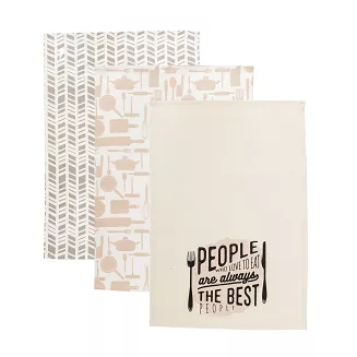 BEST PEOPLE Komplet 3 ścierek kuchennych, rozmiar 40x60cm S00015/SCI/001/040060/1