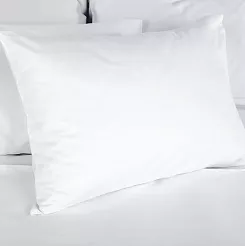 biała poszewka hotelowa standard 70x80 zamek