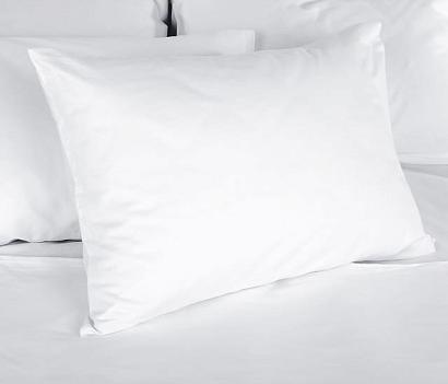 Poszewka hotelowa standard 70x80 noris biała zapinana na zamek