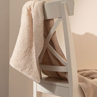 Ręcznik bawełniany gładki HARRY 70x140 jasnobeżowy