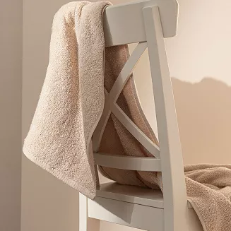 Ręcznik bawełniany gładki HARRY 70x140 jasnobeżowy