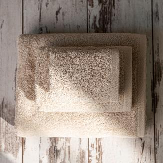 Ręcznik bawełniany gładki HARRY 70x140 jasnobeżowy