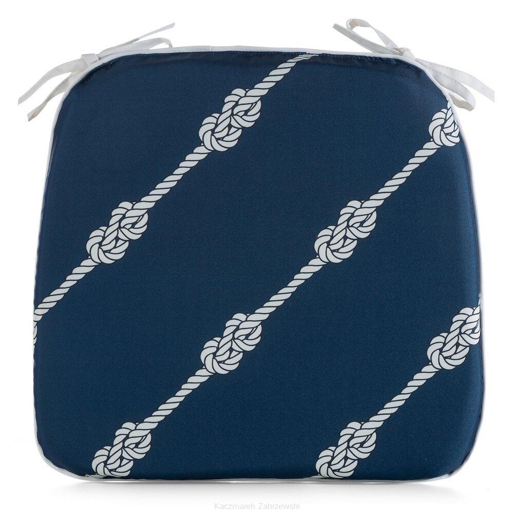 Poduszka na krzesło GARDEN 38x40x4 Eurofirany granatowy