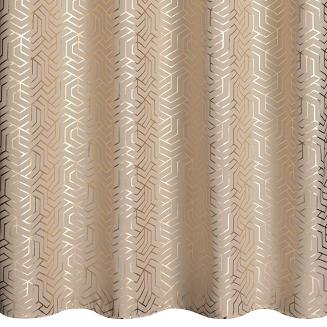 Zasłona gotowa na przelotkach SEMI 140x250 Eurofirany beżowy