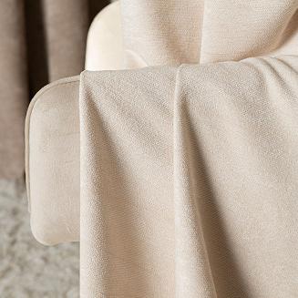 Zasłona gotowa na przelotkach SOFT 140x260 kremowa