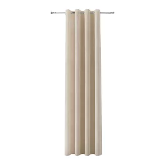 Zasłona gotowa na przelotkach SOFT 140x260 kremowa