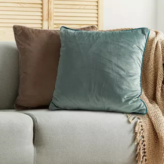 Poszewka dekoracyjna GAJA2 60x60 Eurofirany szałwiowa z lamówką