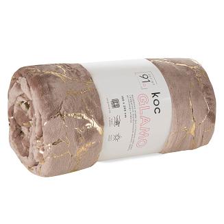 Koc narzuta GLAMO 200x150 Design91 beżowy