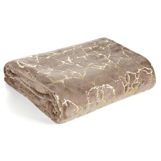 Koc narzuta GLAMO 200x150 Design91 beżowy