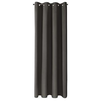 Zasłona gotowa na przelotkach PARISA 140x250 Design91 grafitowy ziemisty