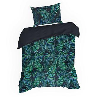 Pościel bawełniana PALMS 200x220 Design91 czarny
