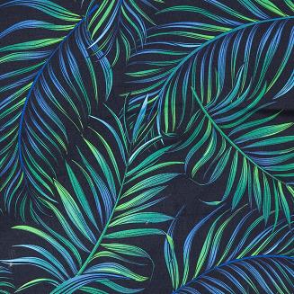 Pościel bawełniana PALMS 200x220 Design91 czarny