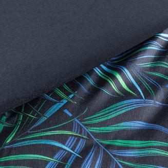 Pościel bawełniana PALMS 200x220 Design91 czarny