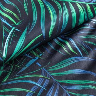 Pościel bawełniana PALMS 200x220 Design91 czarny