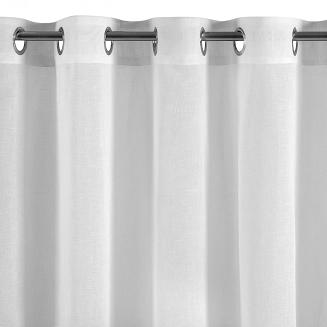 Firana gotowa na przelotkach VIOLA 300x145 Eurofirany biały