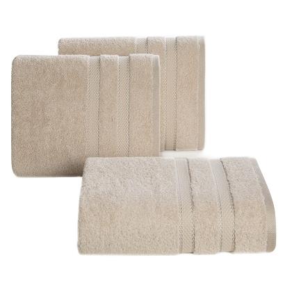 Ręcznik bawełniany KRISTI 50x90 Eurofirany beżowy