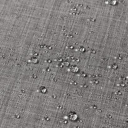 Bieżnik dekoracyjny wodoodporny KATE 40x140 Eurofirany srebrny strukturalna faktura