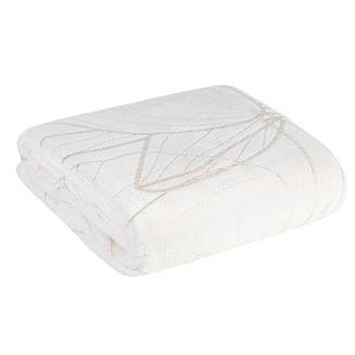 Koc narzuta LOTOS 150x200 Eurofirany biały/złoty