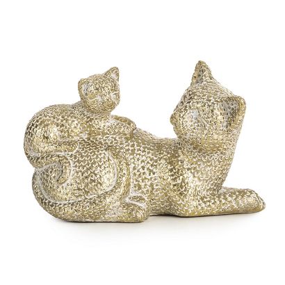 Figurka dekoracyjna ELVIN Eurofirany kotki szampańska