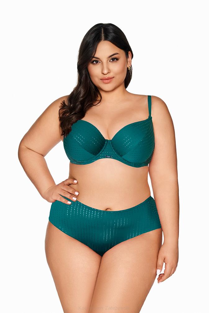 Strój kąpielowy góra biustonosz SK 113 miękki ciemnoturkusowy