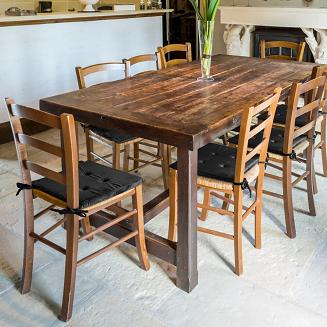 Poduszka na krzesło GAJA 40x40x3 Eurofirany czarny