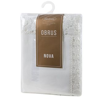 Obrus dekoracyjny LAURA 145x260 Eurofirany biały