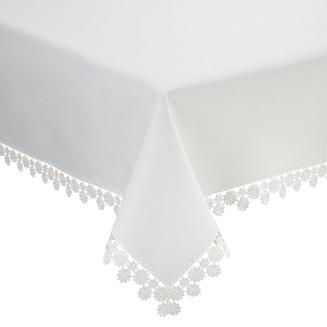 Obrus dekoracyjny LAURA 145x260 Eurofirany biały