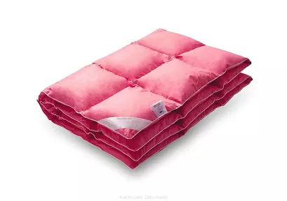 Kołdra półpuchowa całoroczna 155x200 AMZ różowa